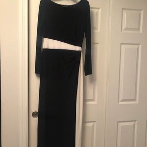 Calvin Klein Jersey Fit Black & White Gown